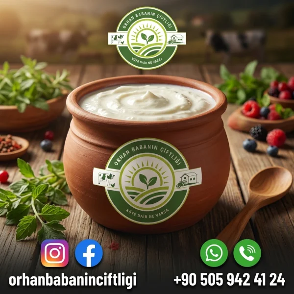 Mersin Sofralarına Çorum'dan Gelen Doğal Köy Yoğurdu Lezzeti